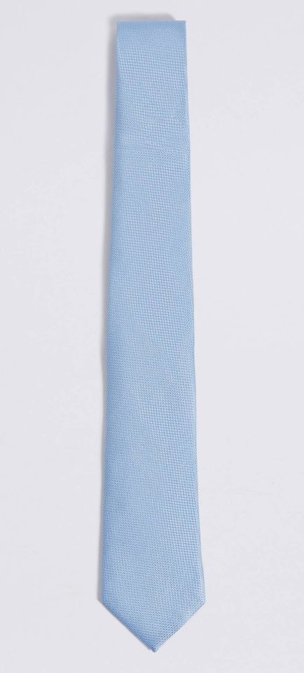  A blue tie from M&S would set you back £15