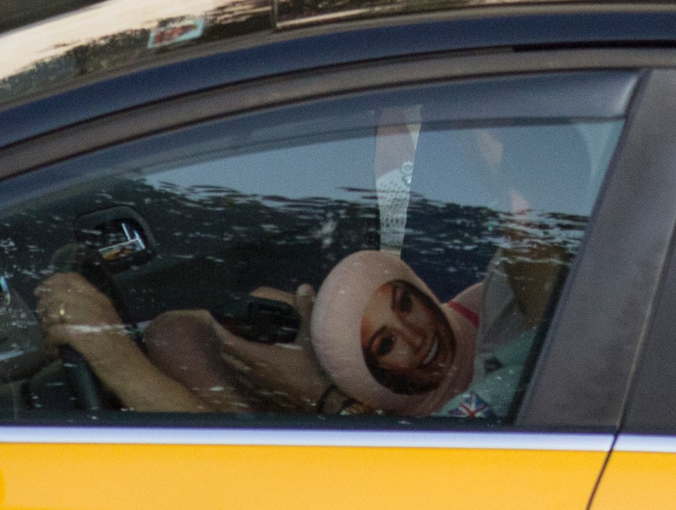  The doll was seen in the back of their car