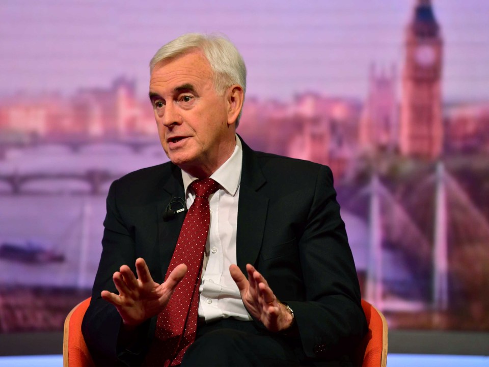  John McDonnell said he thought Boris was getting ready for a September election