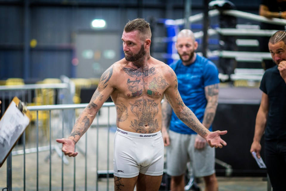  Fighters are weighed ahead of the event