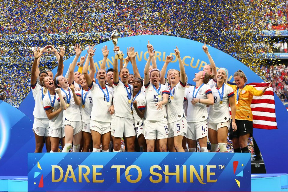  Carli Lloyd lifted the trophy in potentially her last international