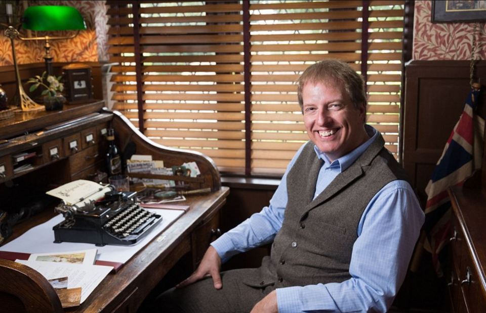  Author John Tarrow spent £700,000 and 25 years painstakingly transforming the property