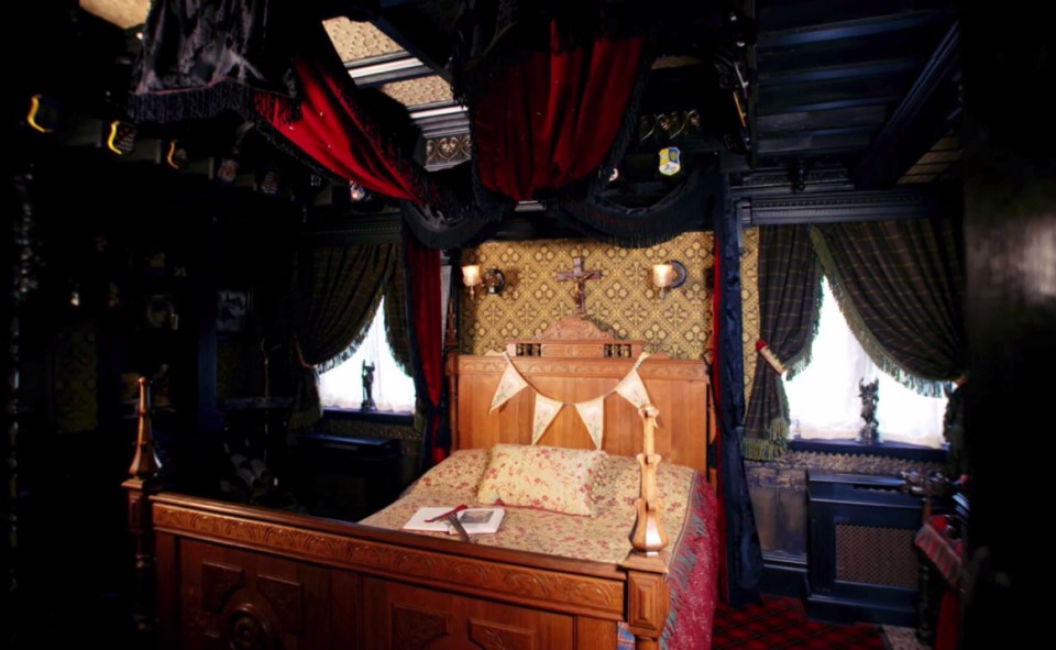  The house also features the "haunted" bed chamber of an Edwardian child who mysteriously died