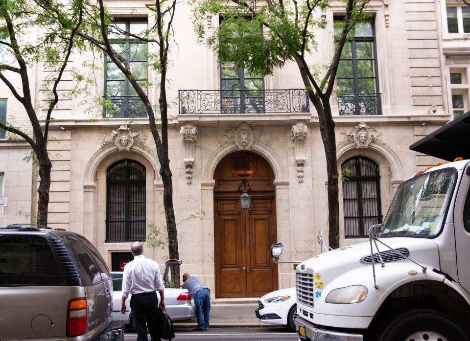 Epstein’s £60million mansion was on Saturday raided by FBI agents