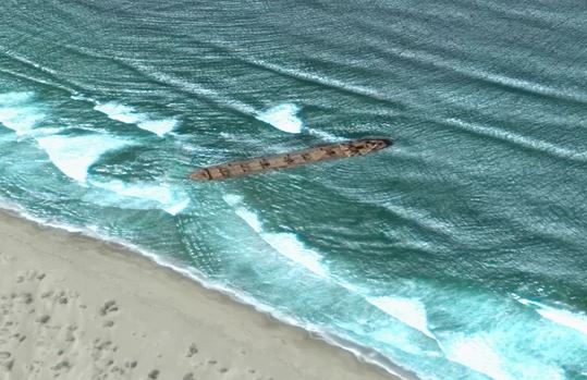 There are lots of shipwrecks on the Skeleton Coast