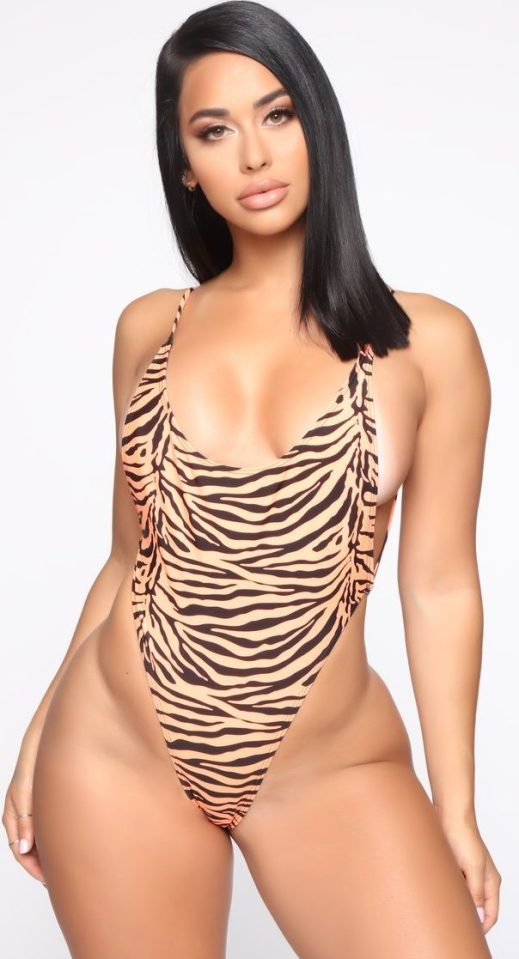  The swimsuit is available in a range of shades