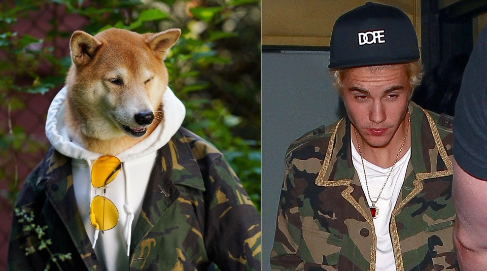  What do chew mean? Mutt is not Sorry about copying Justin Bieber’s camo