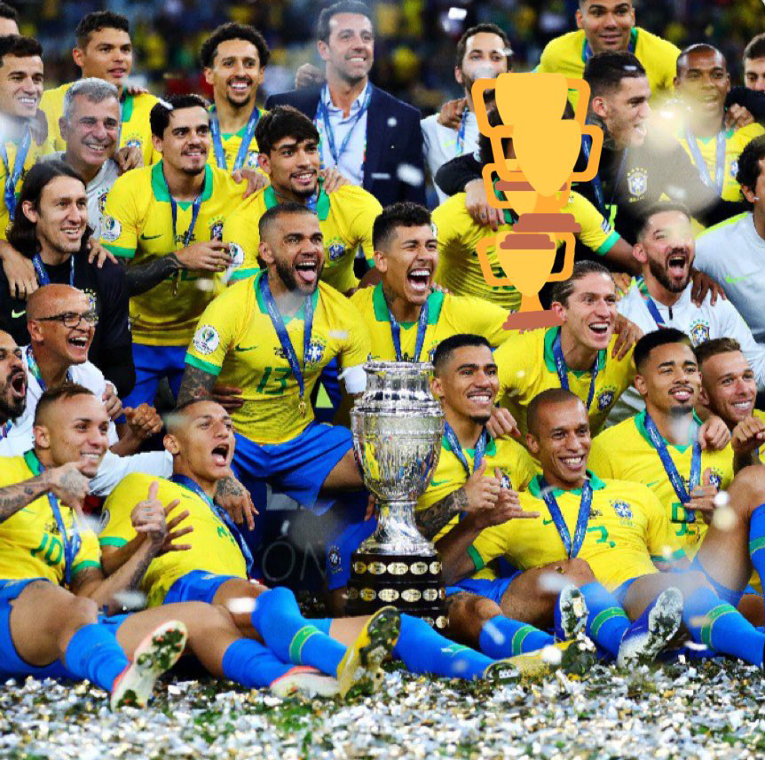  Chelsea fans shared a photo of Brazil celebrating their Copa America victory with Willian blocked out by emojis