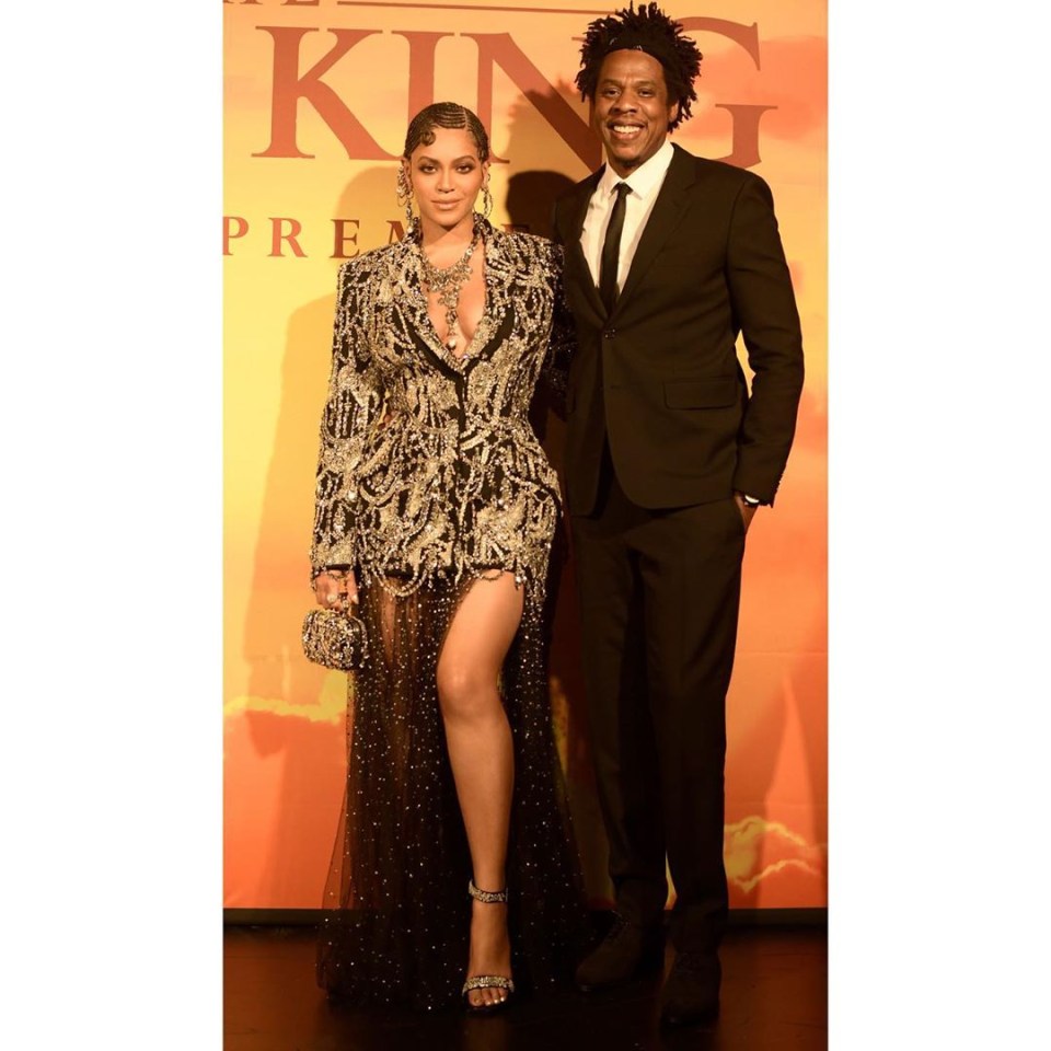  Jay-Z accompanied his wife to the LA premiere