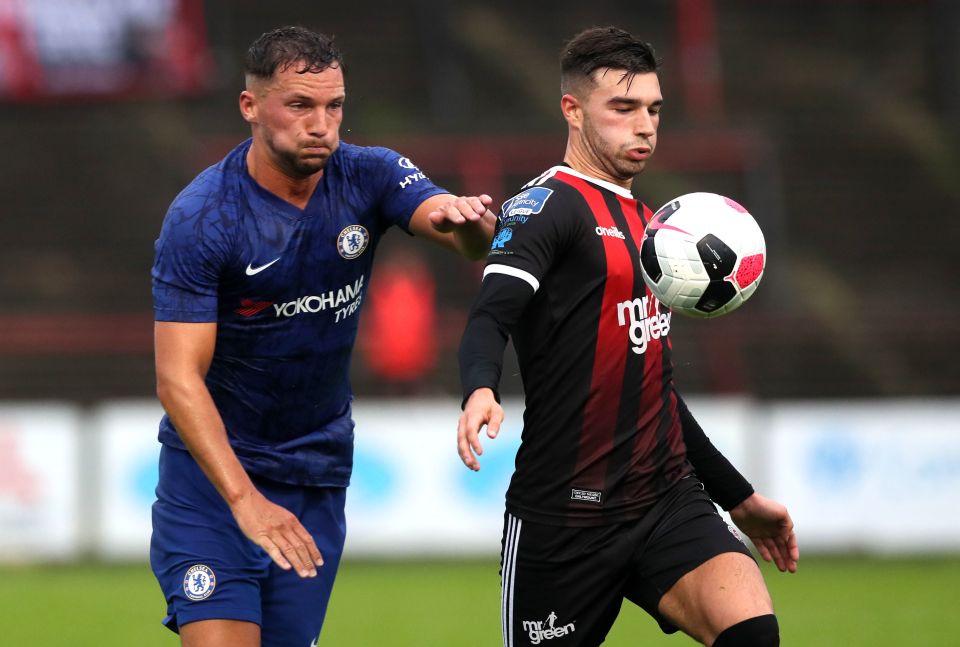  Danny Drinkwater was back in a Chelsea shirt for the first time in almost a year