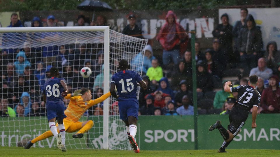  Eric Molloy bursts in to fire a late equaliser for Bohemians, who are third in the League of Ireland Premier Division