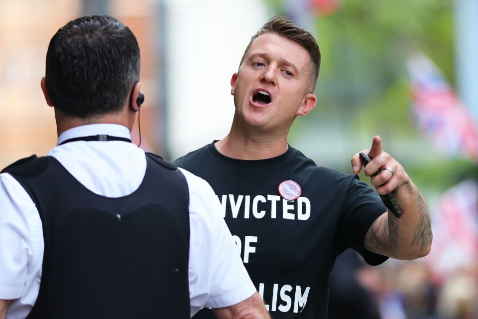  Supporters chanted Tommy's name and applauded as he walked into court