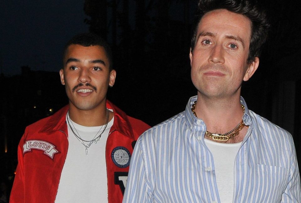  Nick Grimshaw with boyfriend Meshach Henry