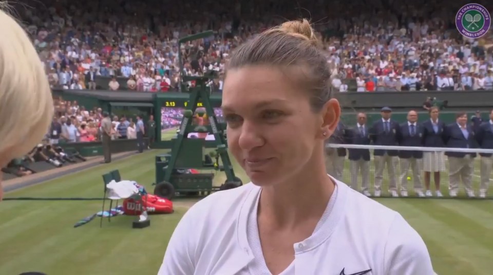 Halep dedicated the win to her parents who were in attendance