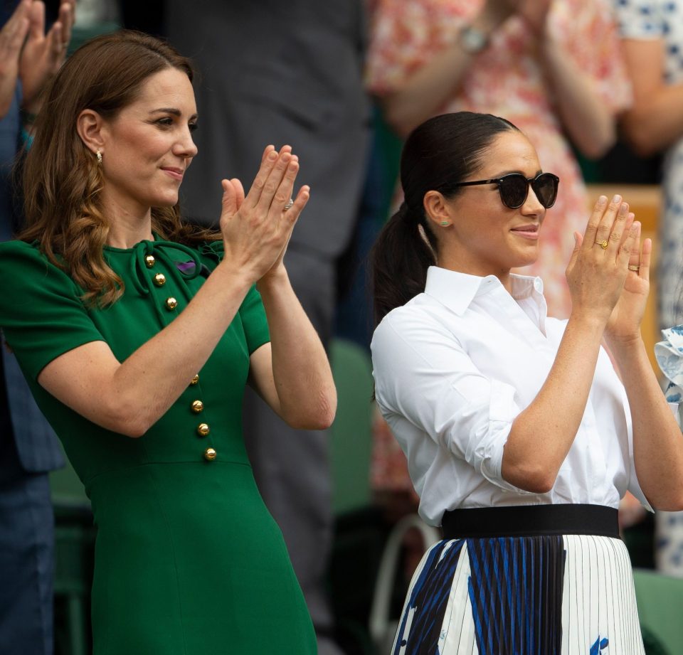  The two duchesses put on a united front at Wimbledon this year