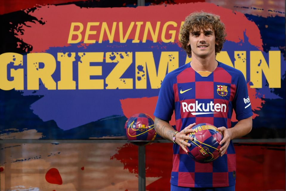  The 28-year-old completed a £108million move to the Nou Camp