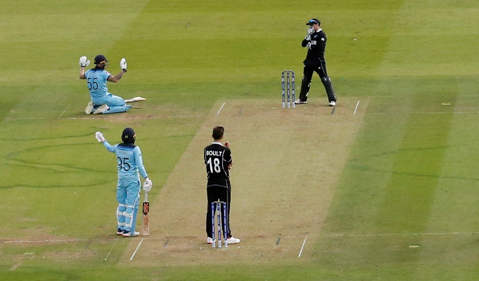  Stokes immediately apologised for it, but certainly was not complaining when the six runs were given