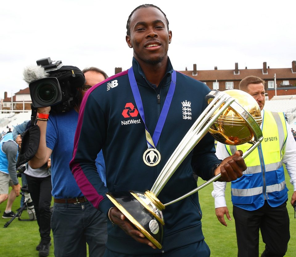  World Cup winner Jofra Archer has revealed he battled “excruciating” side strain with painkillers