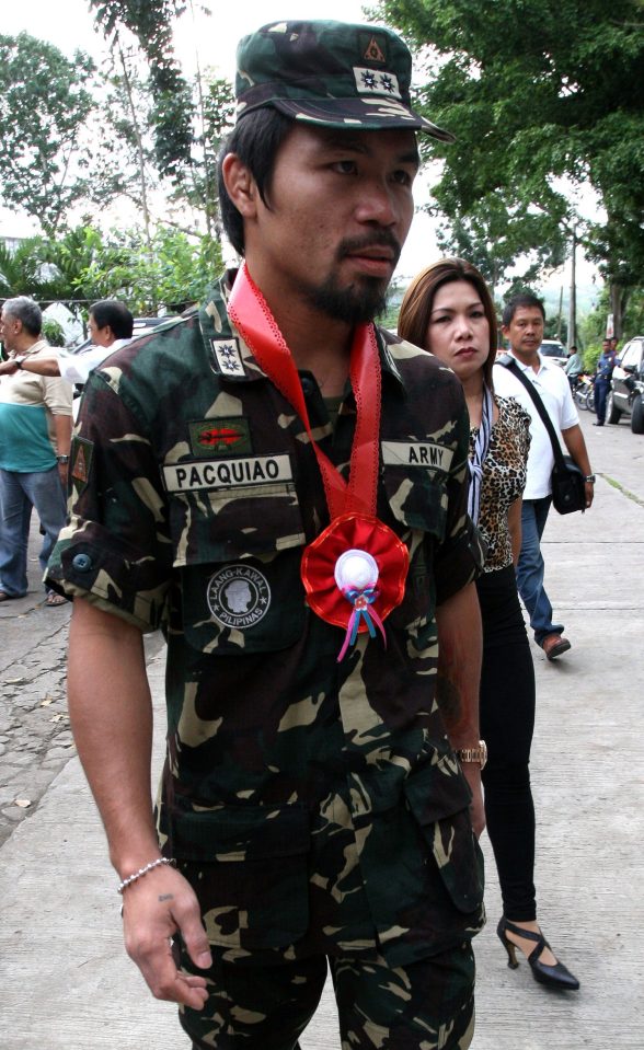  You wouldn't bet against Pacquiao one day ruling the Philippines