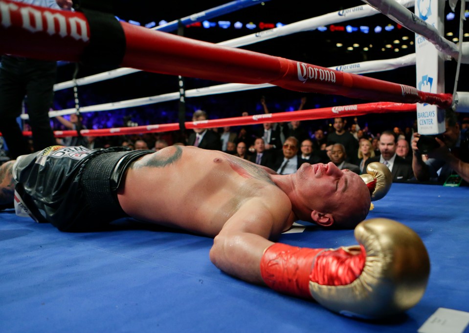  Artur Szpilka was floored by Deontay Wilder in their 2016 showdown