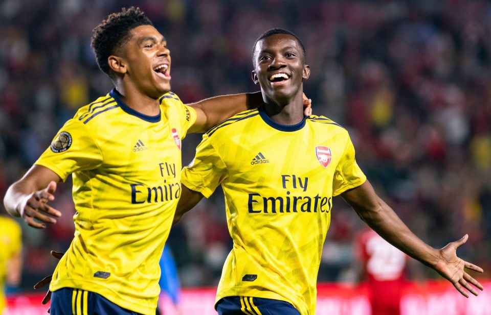 Nketiah scored a late winner against Bayern Munich to continue his progress with the Gunners