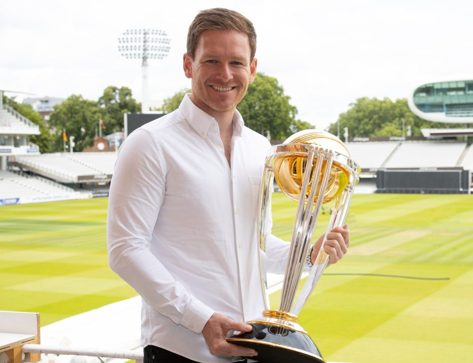  Eoin Morgan led England to their first-ever 50-over World Cup title