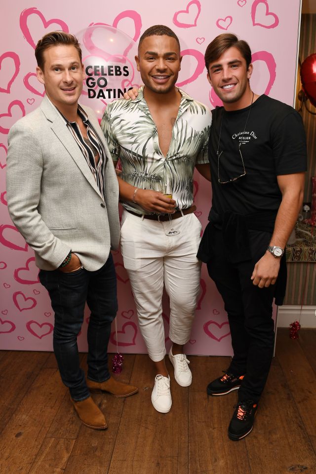  Lee Ryan, Nathan, and Jack Fincham attend Celebs Go Dating's launch