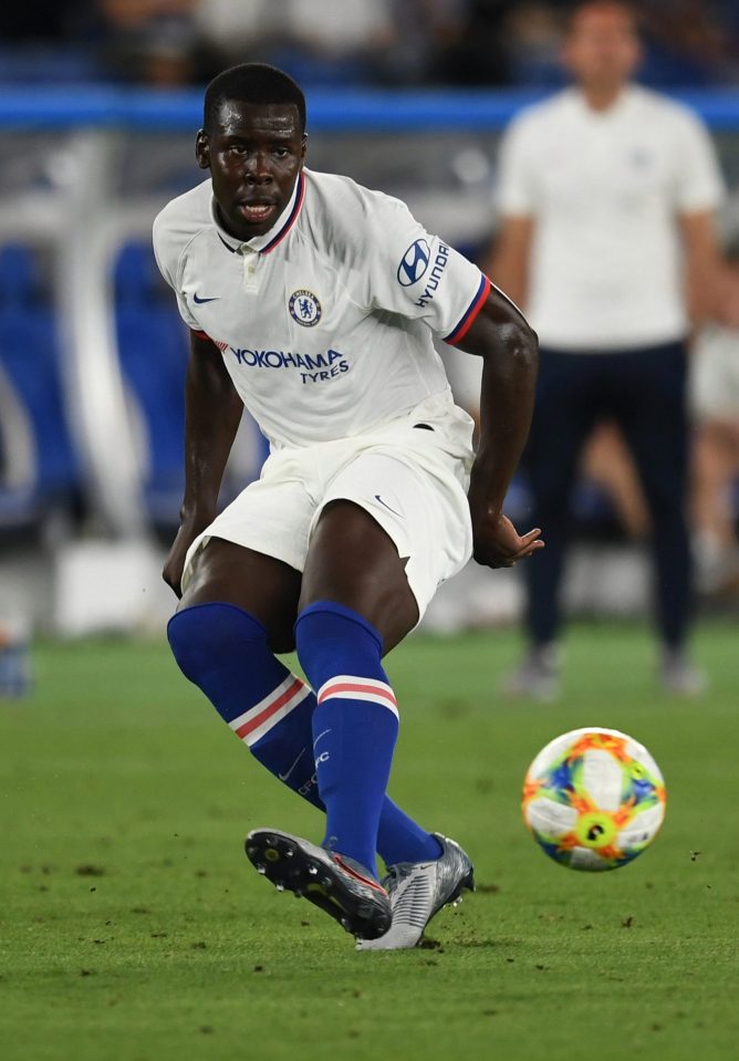  Kurt Zouma is set to stay at Chelsea this season but wants first-team football