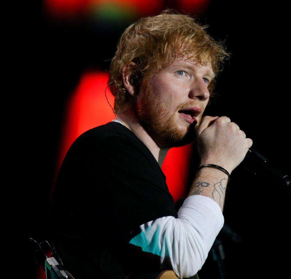  Singer Ed Sheeran is rich beyond his dreams and is spending his money locally