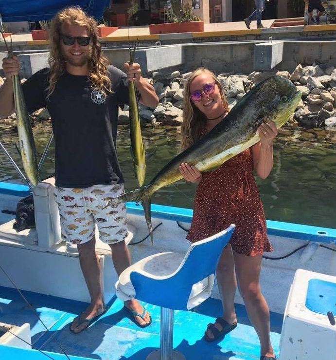 The couple had been travelling the world together