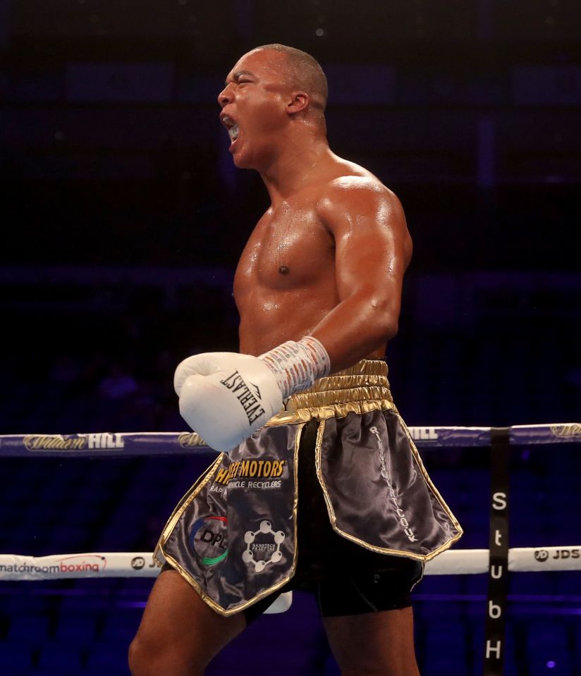  Fabio Wardley interrupted his trainers to ask whether they would head for a burger after his fight