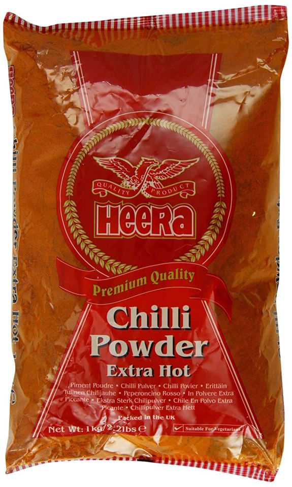  Batches of Heera chilli powder extra hot have been recalled over salmonella fears