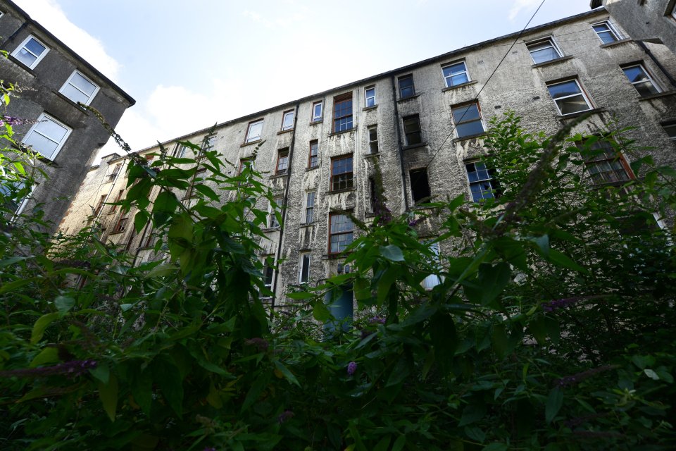  The local authority has bought 165 of the flats and issued 'closing orders'