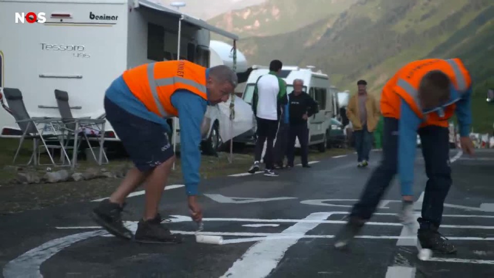 Armed with a pot of white paint and a roller, the pair aim to paint over every single penis around the roads of France