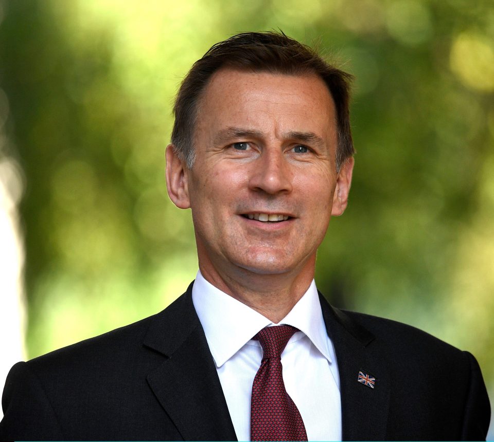  Some Tory MPs are furious at Jeremy Hunt being left out of the Cabinet