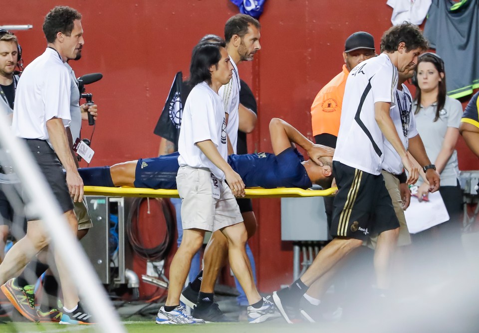  Asensio tore his cruciate ligament and suffered damage to his left kneecap in the 2-2 draw with Arsenal