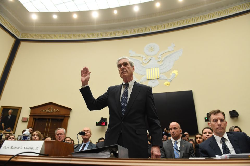  Mueller is sworn in to testify before the House Judiciary Committee