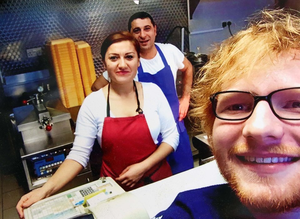  Ed at the local fish and chip shop