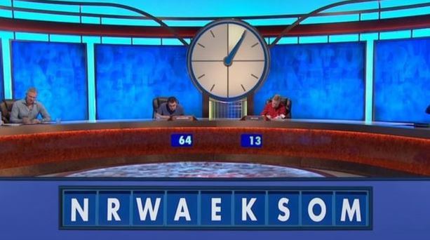  Contestants found the seven letter word amusing