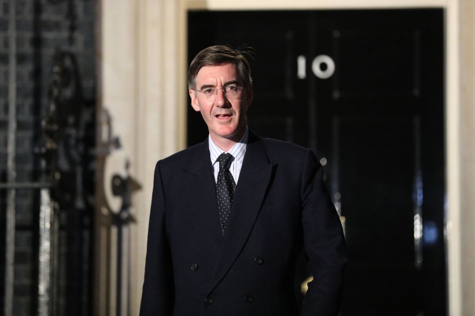  Jacob Rees-Mogg, pictured last night, has been named Leader of the House of Commons