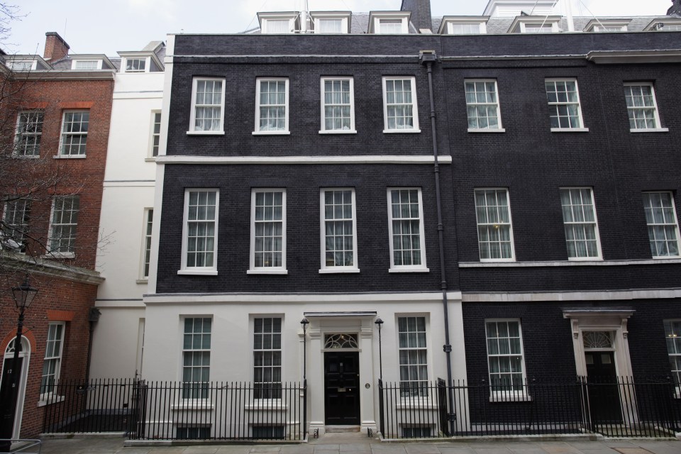  The apartment has four bedrooms and is larger than the home above No 10 Downing Street