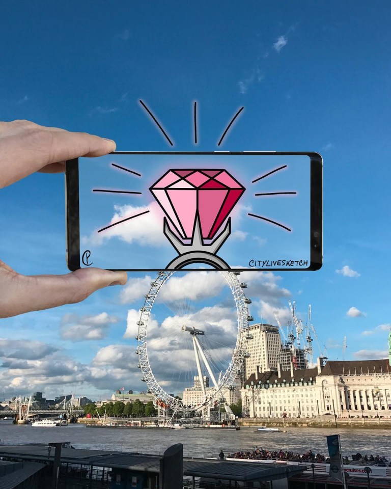  Say ‘Eye do!’with this diamond pleaser on London’s famous wheel