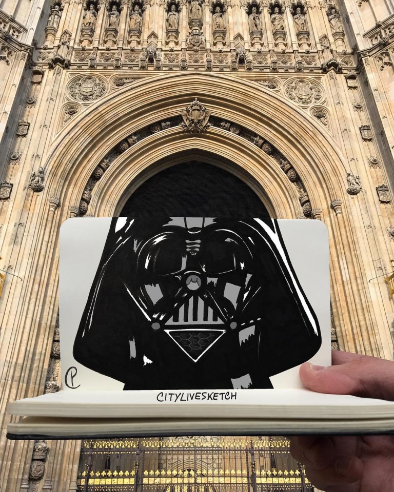  The Star Wars force is strong at the door to Victoria Tower in Westminster. Could it be the British Empire Strikes Back?