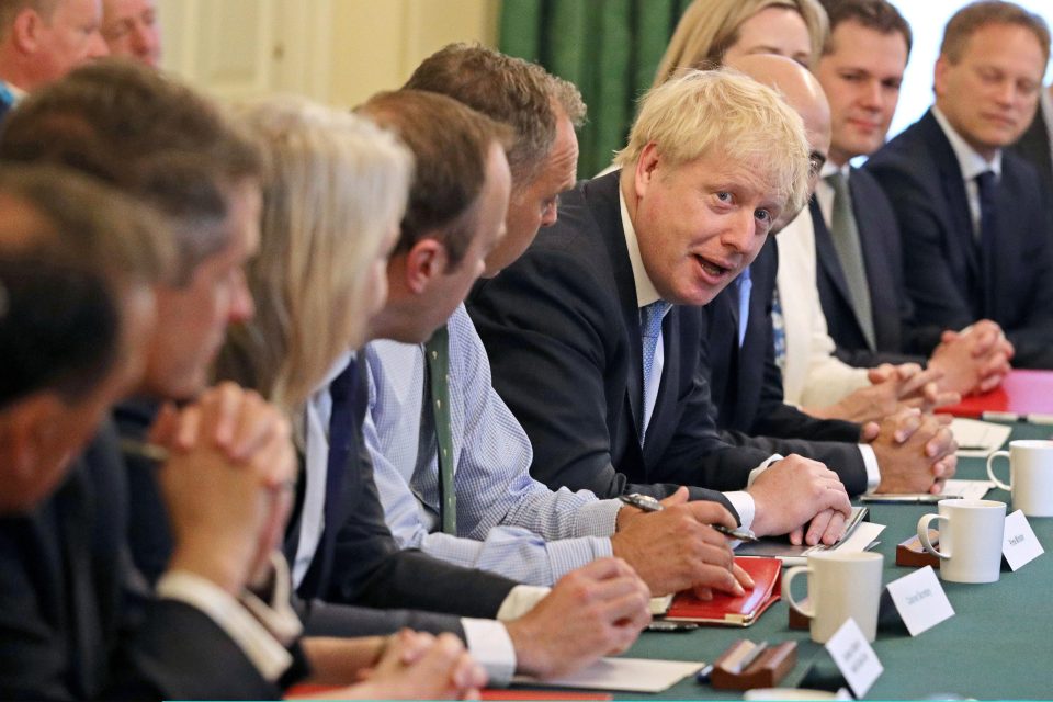  Johnson quickly put together a strong pro-leave Cabinet and tasked Gove with preparing for a no-deal Brexit