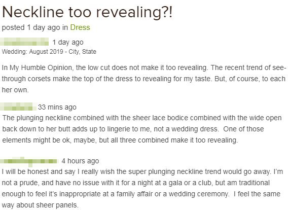  Some people thought the dress looked like lingerie