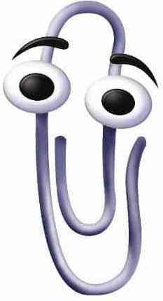  Hands up if you remember Clippy