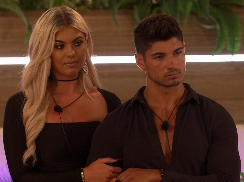  Belle and Anton were dumped from the Love Island villa last night