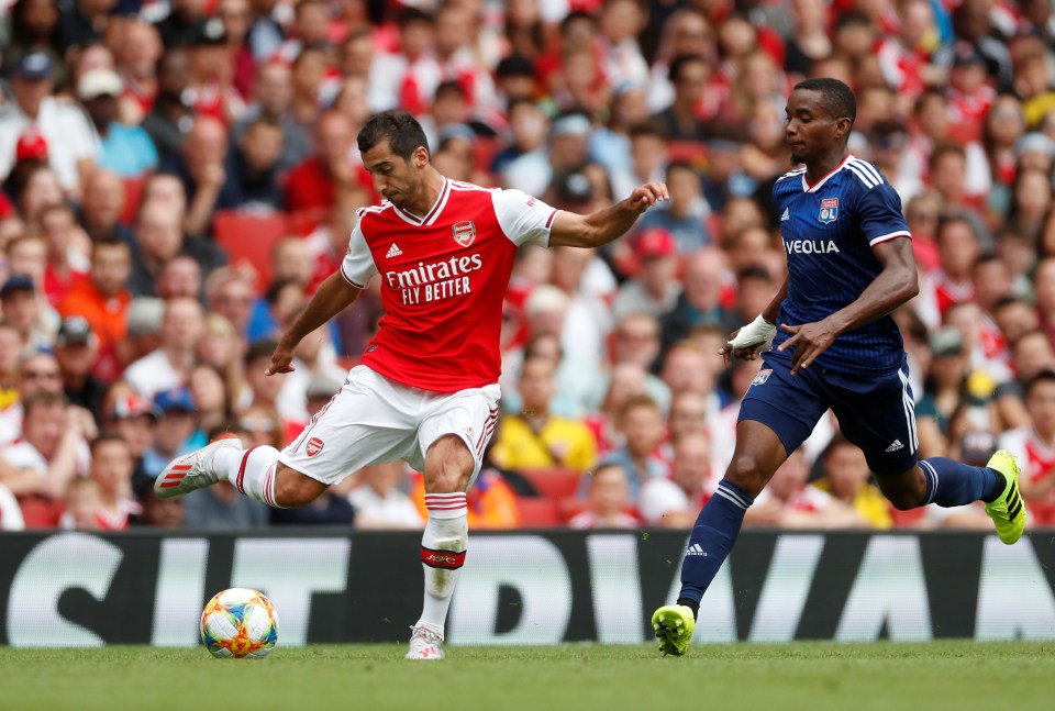  Henrikh Mkhitaryan's place in the side will be in jeopardy should the Gunners sign Nicolas Pepe