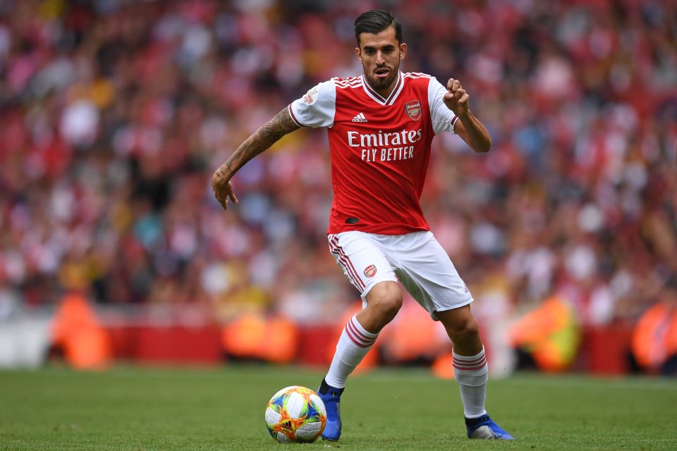  Dani Ceballos made his Arsenal debut after joining on loan from Real Madrid on Thursday