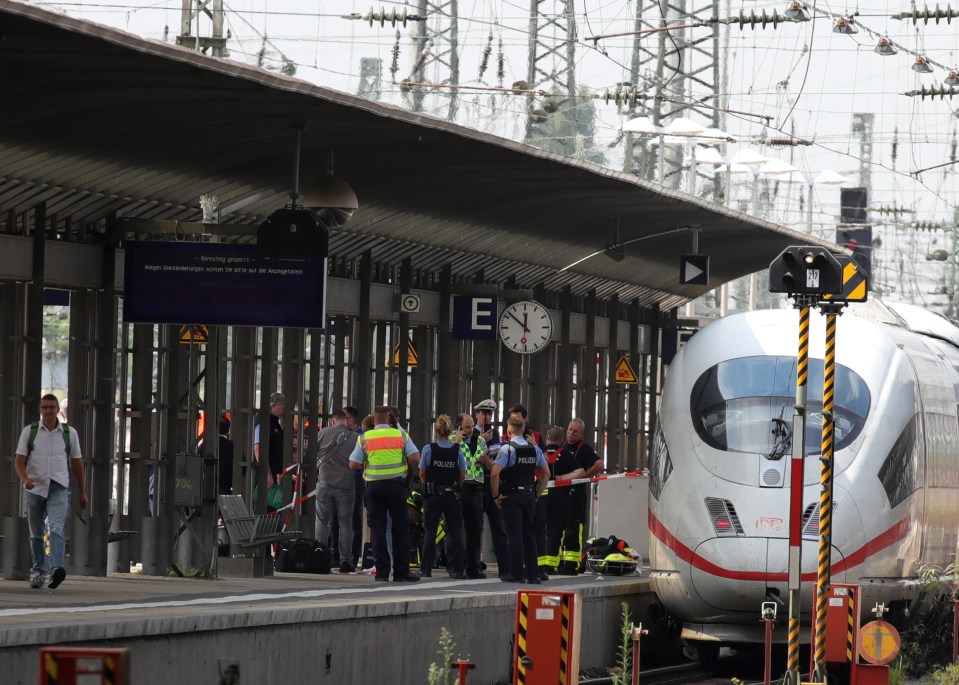  Police said a man pushed the boy and his mother onto the tracks